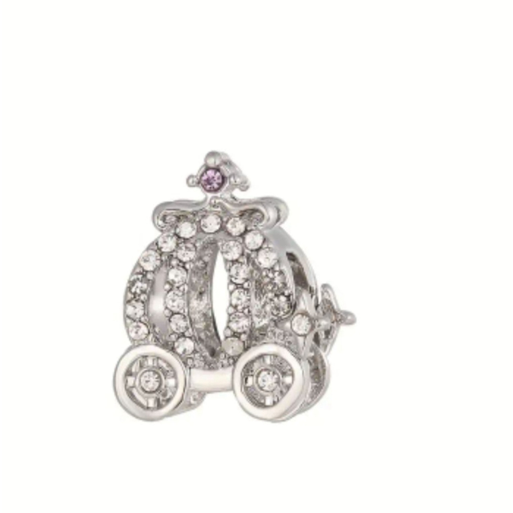 Women's Silver Charm, Purple Accents, Carriage